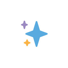 sparkles sparks glitter star shine emoji vector symbol sign icon illustration