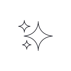 sparkles sparks glitter star shine emoji vector symbol sign icon illustration