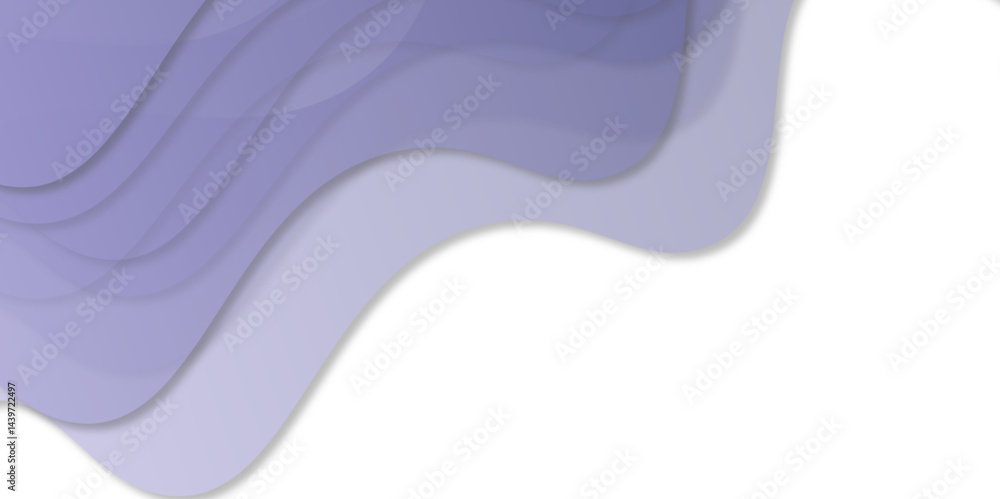 Aufkleber abstract curve line white background. soft smooth lines curving to form a surface of light and white