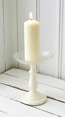 Simple Candle, Elegant Glow