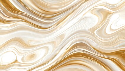 Obraz premium Swirling beige and gold abstract marble texture