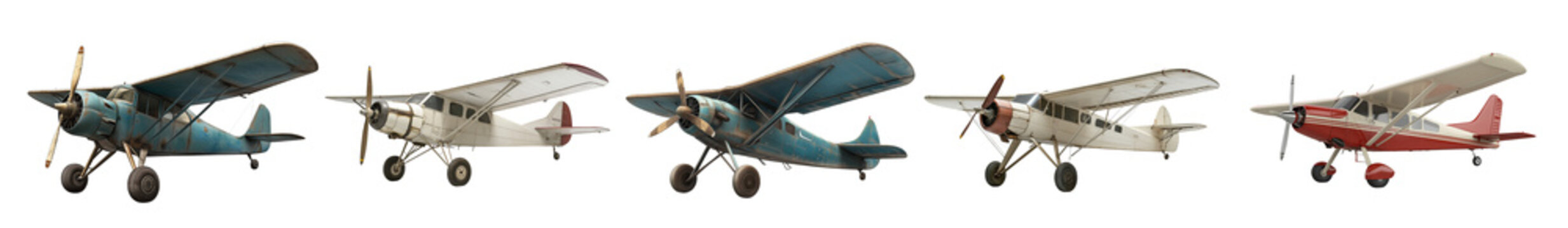 cessna aircraft on white solid background 