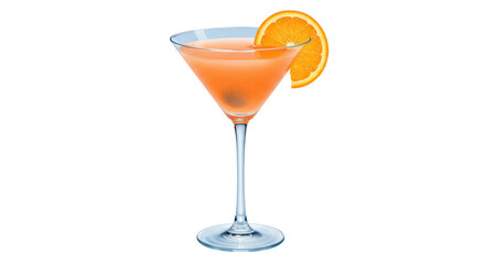 Isolated Cocktail Glass