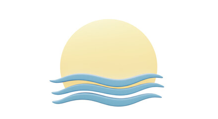 Isolated Sun and Waves