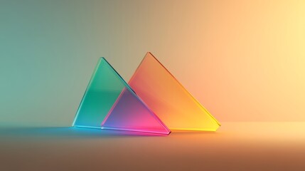 Colorful prism glass with sharp refractions and intricate shadow effects, ultra-detailed,
