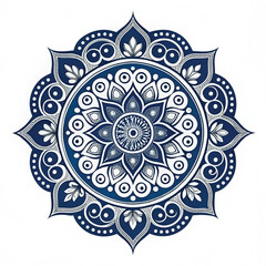 Intricate Black and White Mandala Design for Yoga, Meditation, and Decorative Art