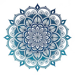 Intricate Black and White Mandala Design for Yoga, Meditation, and Decorative Art