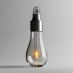 Sleek glass ampoule futuristic design high resolution picture