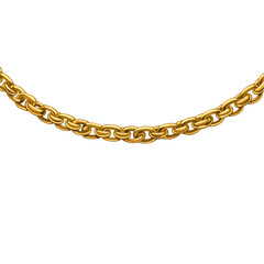 Elegant and shimmering golden chain, crafted with precision and timeless allure