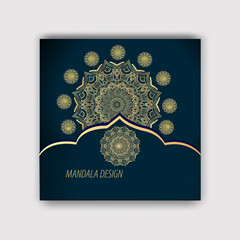 Elegant Hand-Drawn Mandala Design | Intricate, Ornamental Artwork for Yoga, Meditation, and Decoration