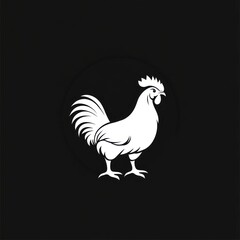 Obraz premium Rooster Logo