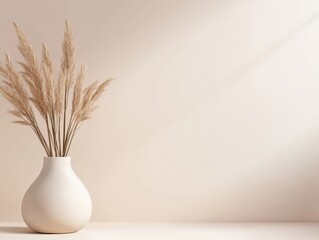 Pampas grass in a vase