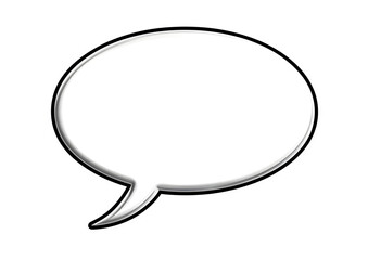 A versatile speech bubble graphic ideal for highlighting quotes, dialogue, or thoughts in various projects including presentations and social media.