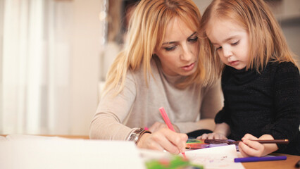 Family at home. Shallow DOF. Developed from RAW; retouched with special care and attention; Small...