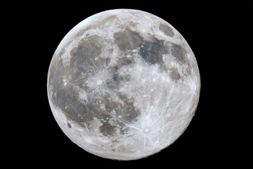 Obraz premium Full moon, detailed surface (1)