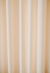 Obraz premium close up of a curtain with a white background