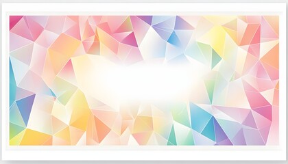 Fototapeta premium A beautiful abstract image filled with many colorful geometric shapes