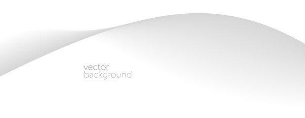 Smooth flow of wavy shape with gradient vector abstract background, light grey design curve line energy motion, relaxing image or technology.