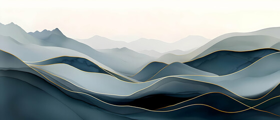 Abstract Mountain Range (6)