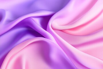 Obraz premium Pink and purple fabric folds