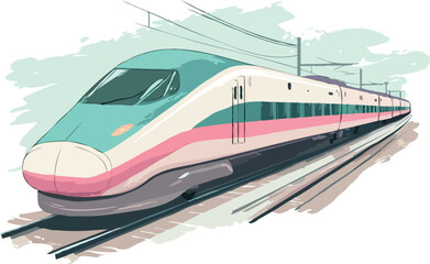 Naklejka premium ship vector art