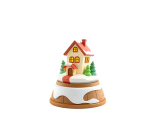 3D Cartoon Snow Globe Christmas Decoration