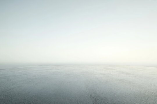 Misty expanse, serene horizon - Powered by Adobe