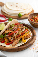 Chicken fajita food