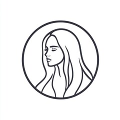 Woman's Face Logo