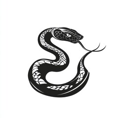 Fototapeta premium Stylized Snake