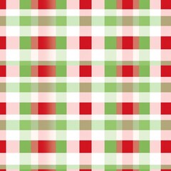 Vibrant Red Green Plaid Pattern Design,Perfect for Festive Fabrics or Wallpapers