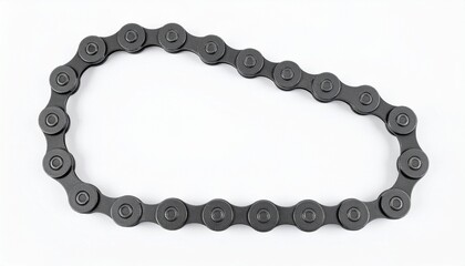 Obraz premium bicycle chain on white background