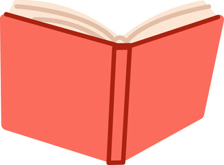 Open Book Simple Cartoon