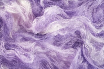 Obraz premium Textural close-up view of soft, purple and white fibers.