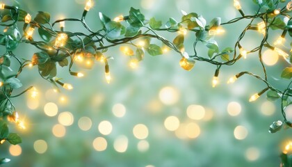 Obraz premium Festive Lights Decor, Abstract Bokeh Background for Celebration, Spring, Summer Holiday Design