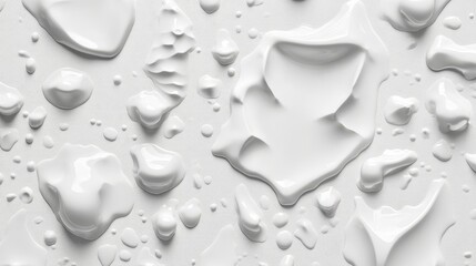 Abstract Background Of Water Drops Or Liquid With A Refraction. Macro Photography Effect