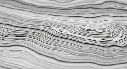Abstract monochrome lines pattern with ripple effect and smooth transitions in grayscale tones design