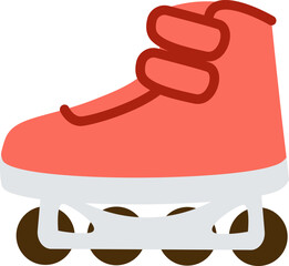 Roller Skate Cartoon Style