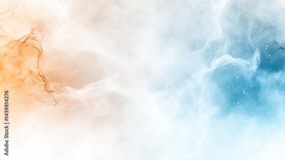 Poster abstract nebula background with stars and gradient colors nebula abstract background space galaxy