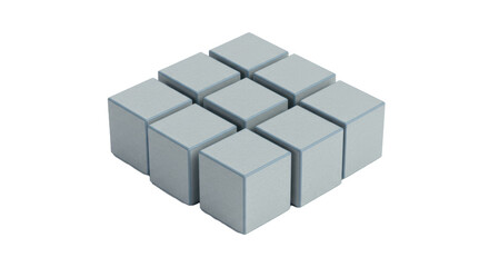 Isolated Cube abstract design
