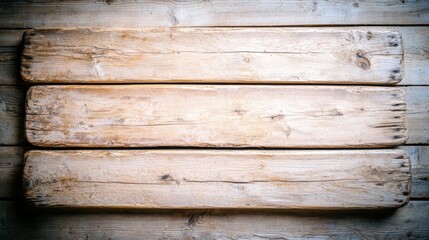 Fototapeta premium Rustic Wooden Planks with Natural Texture on a Flat Surface Ideal for Background Design