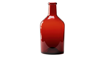 Isolated red bottle