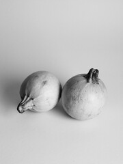 Black and white photo of aubergine vegetable background