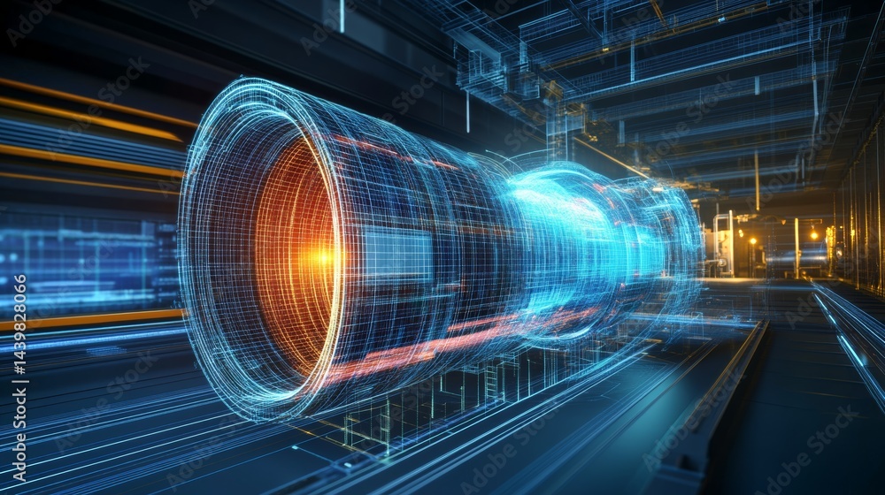 Poster exploration of holographic pressure field analysis in advanced technological environments