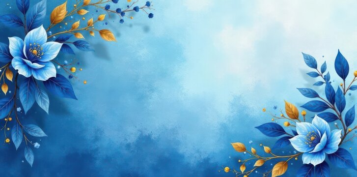 Classic blue & gold watercolor wedding stationery suite , delicate, rsvp - Powered by Adobe