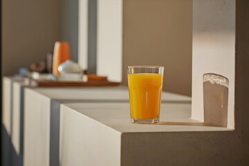 glass of orange juice