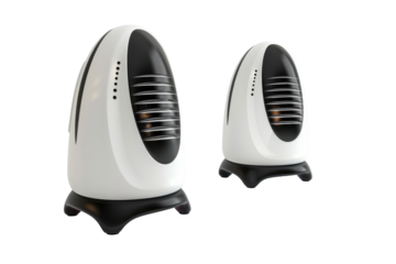 Ultrasonic Pest Repellers: Effectiveness and Usage Isolated On White Background