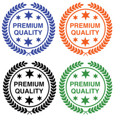 Premium Quality Badges Collection in Four Colors.