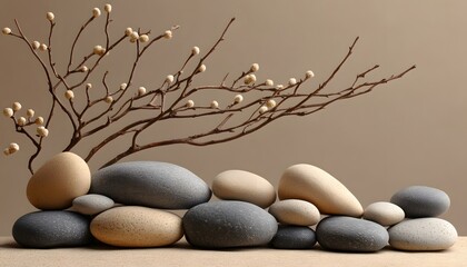 Nature scene for beauty branding