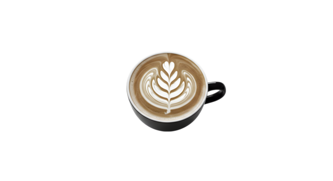 Monochrome cafe logos featuring minimalist and elegant designs, all set against a plain solid white background with no text for pure branding visuals.
